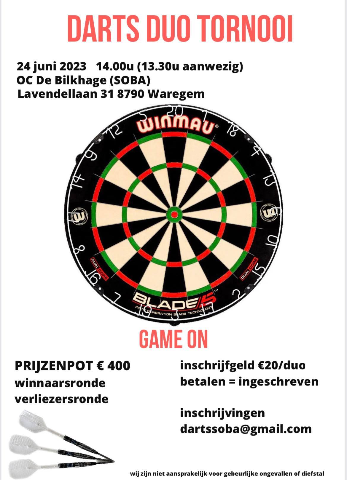 darts duo tornooi