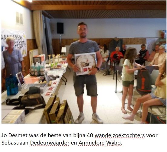 winnaar wandelzoektocht